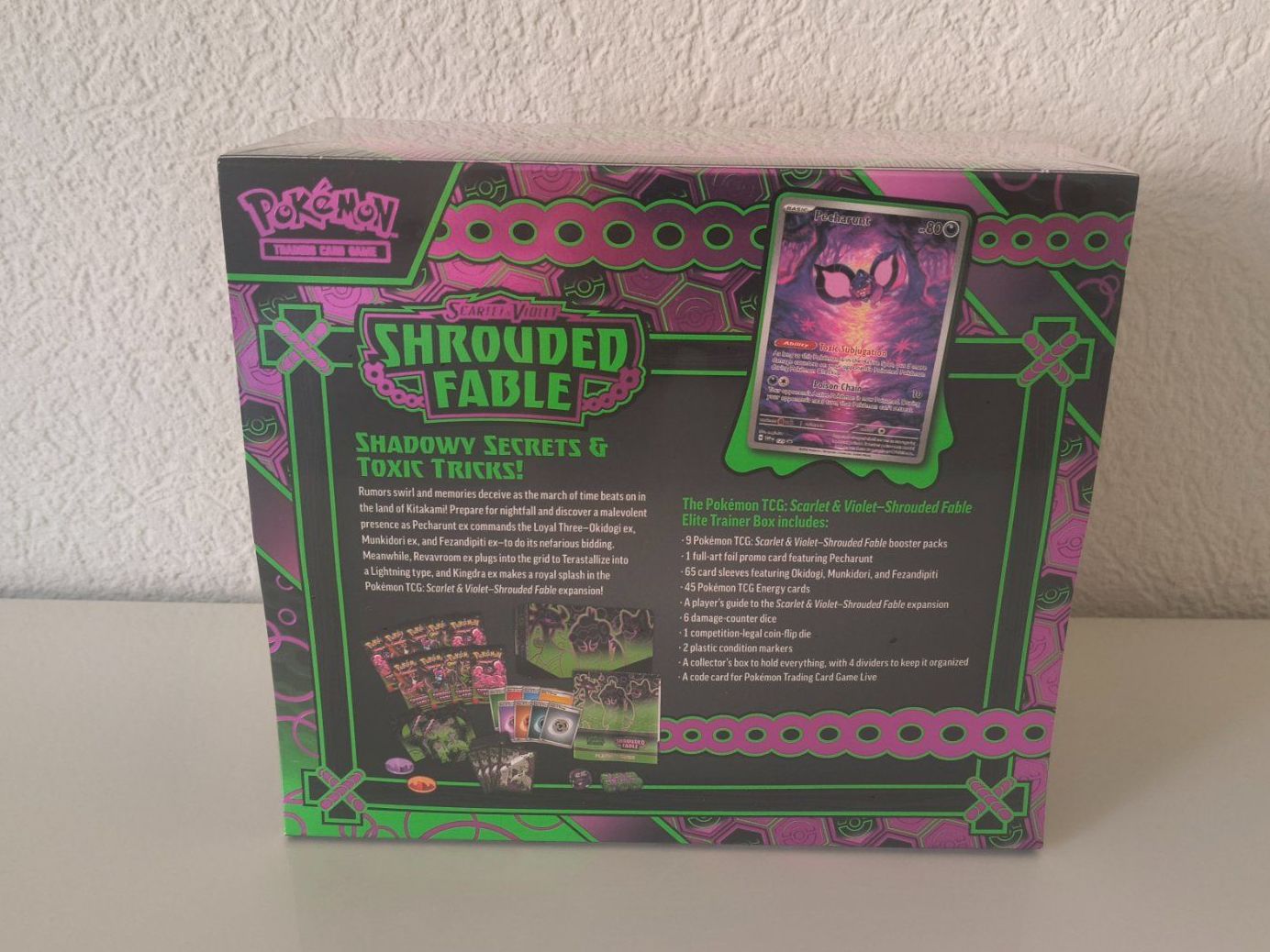 Pokémon Carte collezionabili: Shrouded Fable ETB elite trainer box sealed – Nuovo (secondo la descrizione) da Muraz (Collombey) venduto da Carddealerswis 1