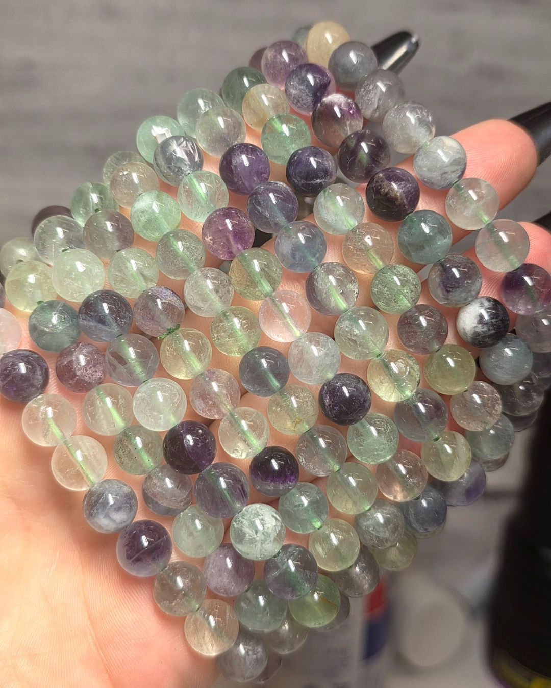 Minerali & Pietre curative: Fluorit Armband – Nuovo e nell'imballaggio originale da Matzingen venduto da Shay_Crystalz