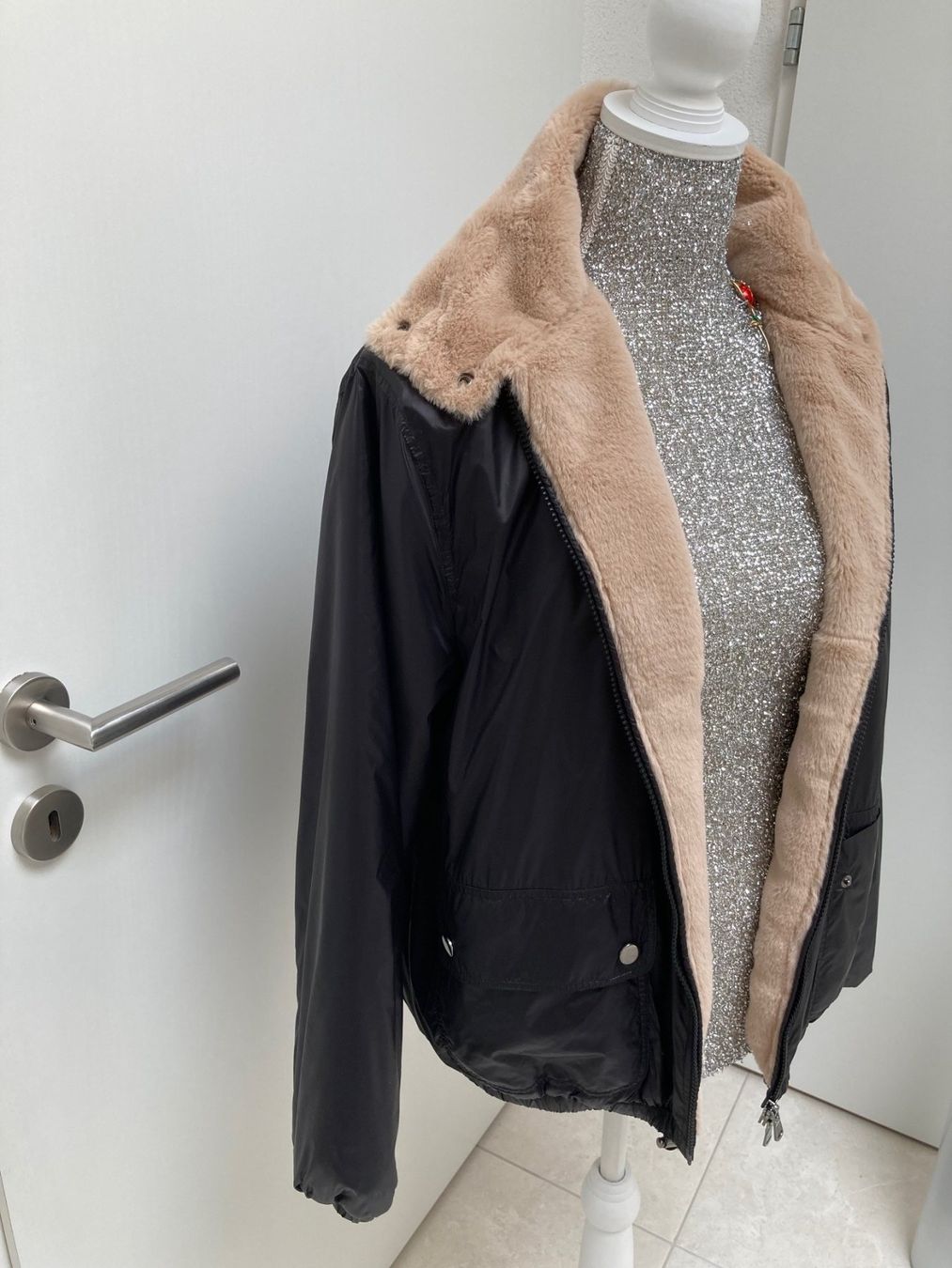 Jacken: Lumber Jacke Gr. 38 schwarz, Margittes – Neu (gemäss Beschreibung) aus Glattpark (Opfikon) von Pangie 2