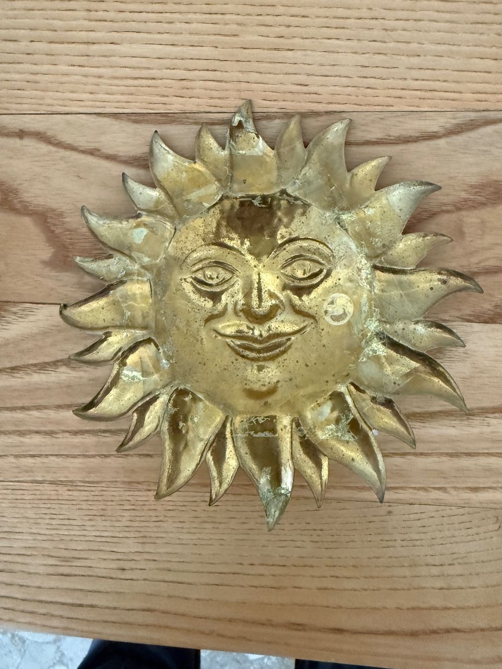 Alle Dekorationen: Vintage Messing Sonne – Gebraucht aus Luzern von Mamutpe 1