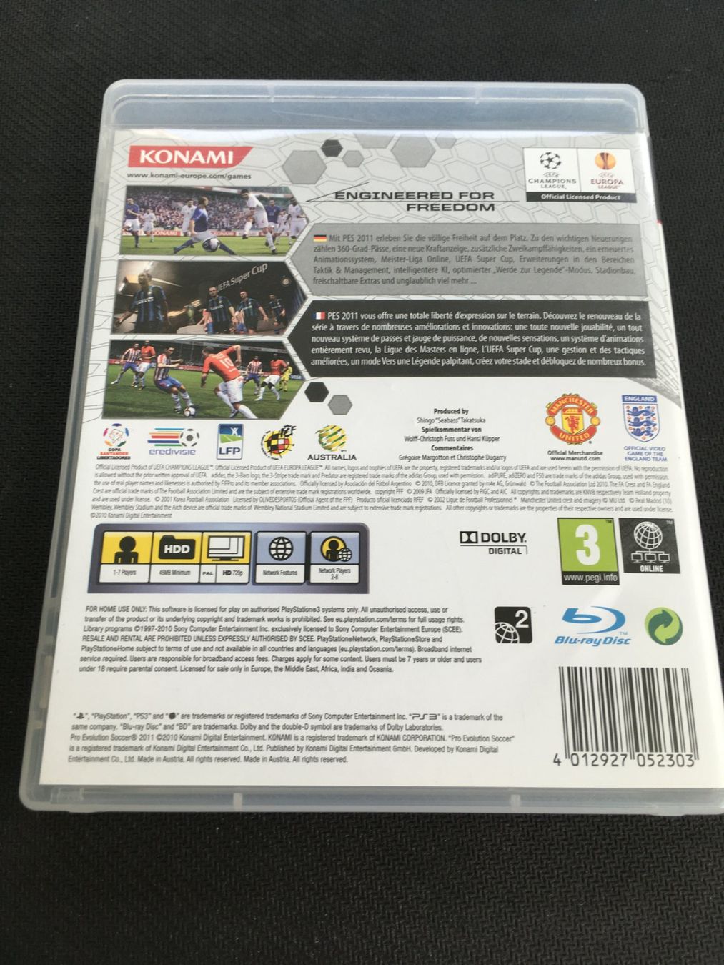 Sony Giochi: PES 2011 Pro Evolution Soccer 2011 - Playstation 3 / PS3 – Usato da St.Gallen venduto da Punktchen01 1