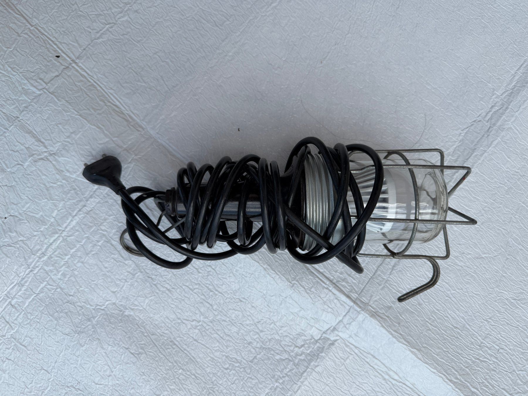 Lampade: Handlampe / Kellerlampe mit Gitterkorb, Glas – Usato da Triesenberg venduto da mog.li