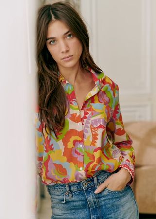 Sézane Hemd blouse Tomboy Gr. 36