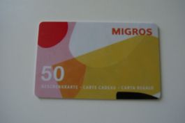 Migros Geschenkkarte (limitierte Ausgabe) leer für Sammler