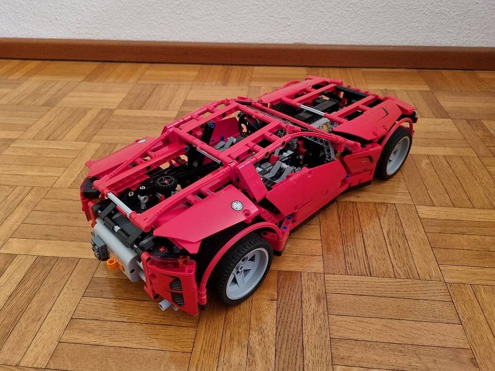 Kit di costruzioni: Lego Technic 8070 auto rossa sportiva – Usato da Aldesago venduto da Simone_400 2