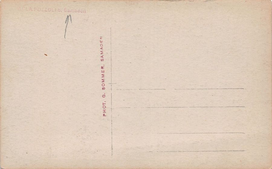 Cartoline postali: Samaden, ACLA Pozzoli, um 1925-30 – Usato da Frauenfeld venduto da POML 1