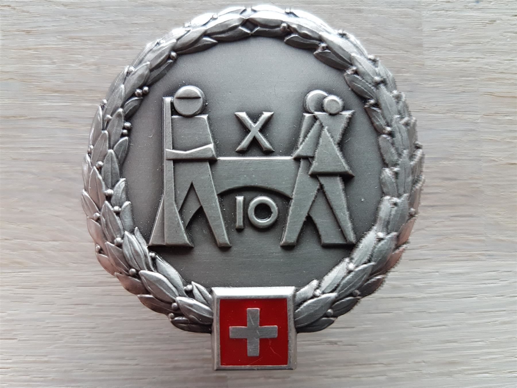 Placchette & Badge: Béret Emblem Ter Br 10 – Usato da Erlinsbach venduto da S700