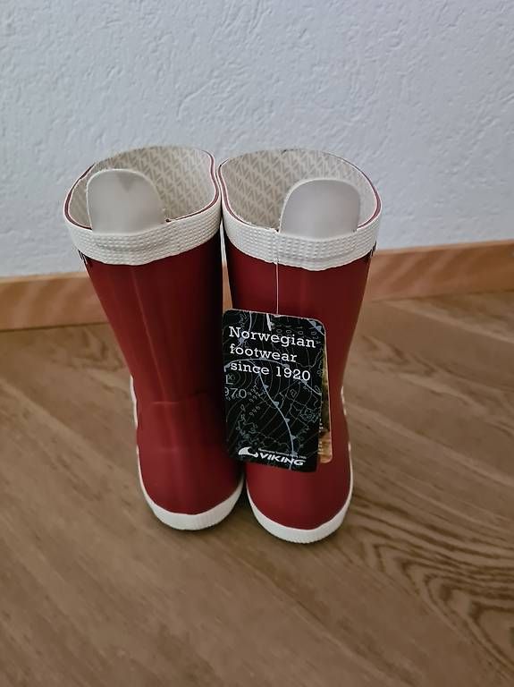Herrenschuhe: VIKING Gummistiefel rot - NEU – Gebraucht aus Horw von Sbigi1 1