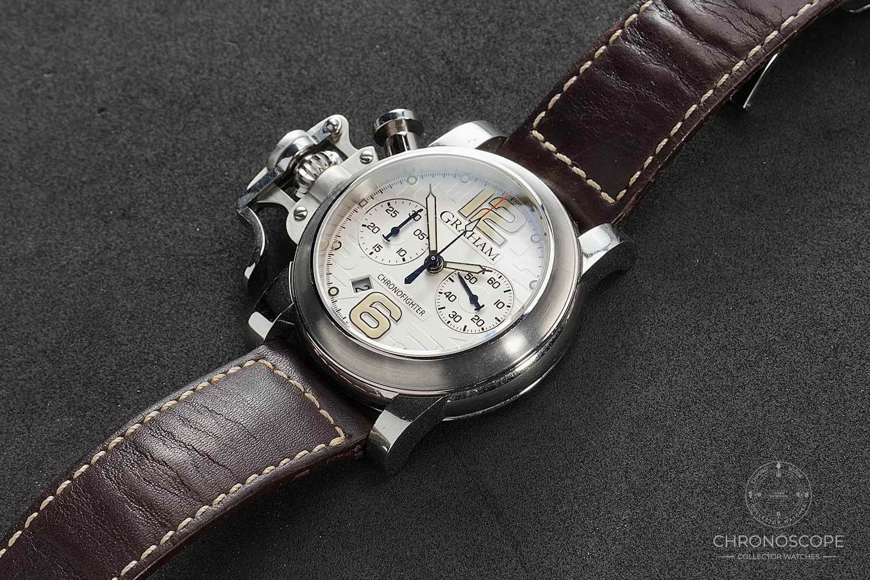 Graham Orologi: Graham Chronofighter Chronograph R.A.C Reference 2CRBS – Usato da Luzern venduto da ChronoScope6004 2