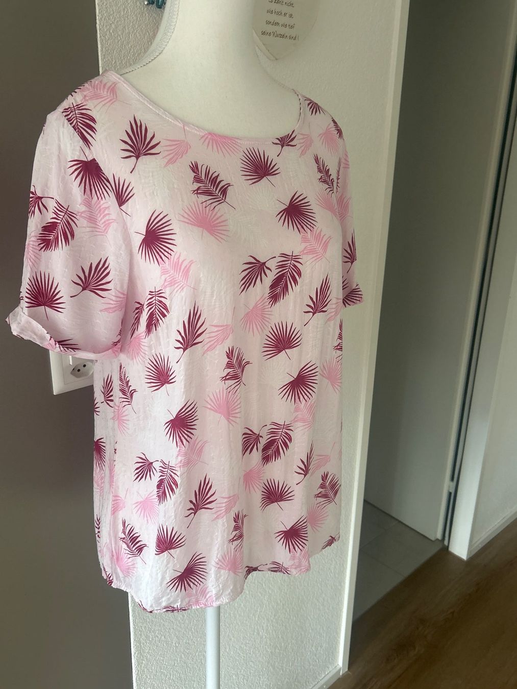 Camicette: Kurzarm Blusenshirt mit Muster von Multiblu Gr. 40 – Usato da Brunnen venduto da Nala2929 1