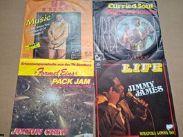 7" Singles-Sammlung Auflösung: 4x Soul Funk Disco
