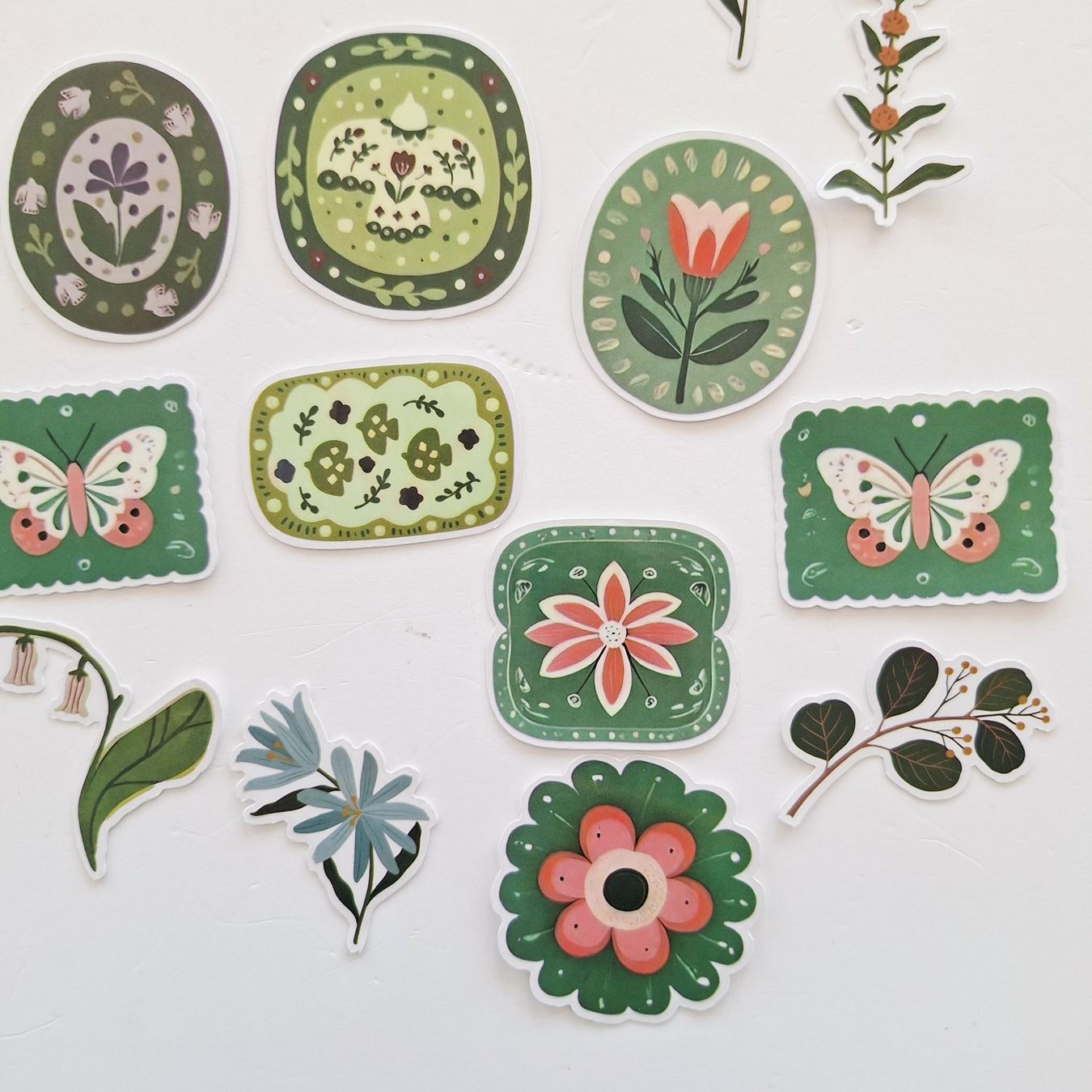 Sticker: 30 Aufkleber Sticker - Botanik Blumen – Nuovo e nell'imballaggio originale da Basel venduto da Kunterbunt12 3