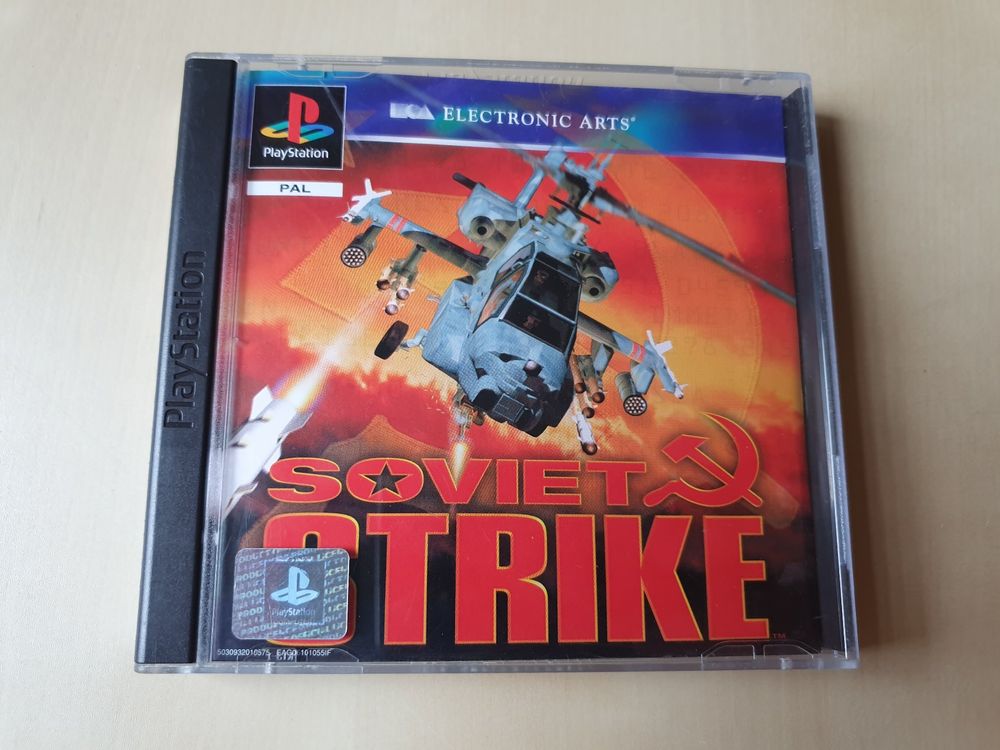 Jaquette PS1 Soviet Strike - Version PAL Française - Bon état - Jeu PlayStation 1
