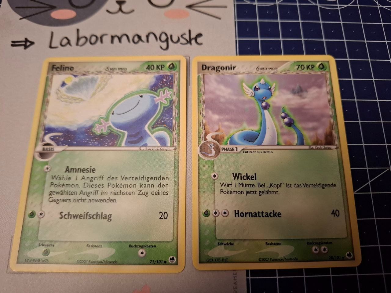 Pokémon Sammelbilder & Trading cards: Pokemon diverse Delta Species Karten - DEU – Gebraucht aus Fällanden von Labormanguste 8