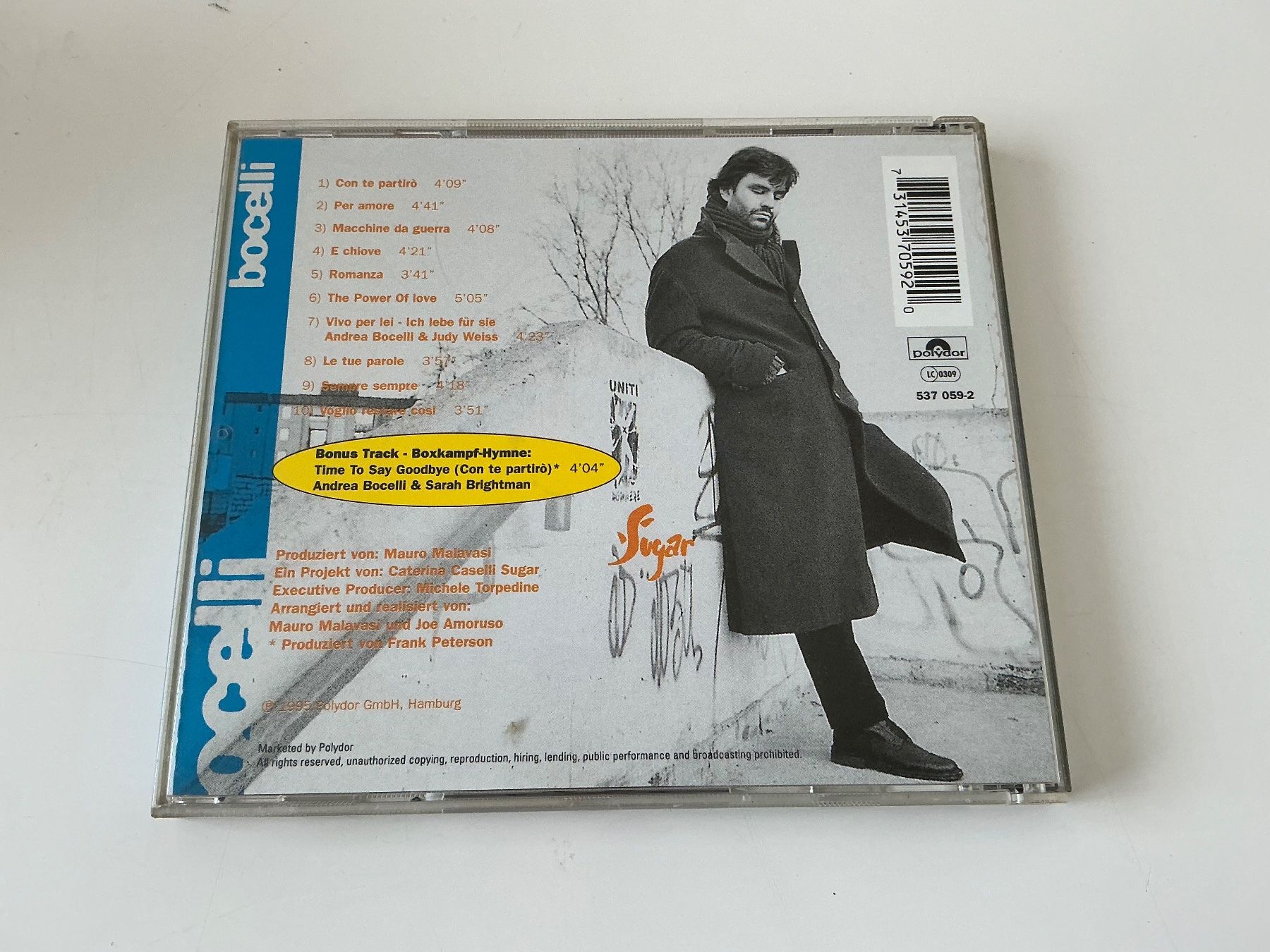 CD: Bocelli / 1995 – Usato da Dübendorf venduto da Shreck 1