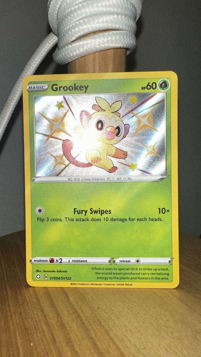 Pokémon Carte collezionabili: POKÉMON / Shiny Grookey – Usato da Herzogenbuchsee venduto da TCG-High-Quality 2