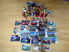 Ein riesen Sammlung von Lego Fahrzeugen!!!