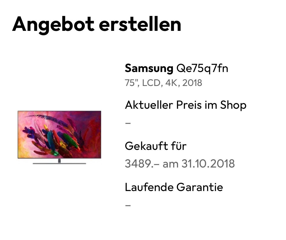 Samsung Televisori: Samsung Qe75q7fn 75", LCD, 4K, 2018 – Usato da Sarmenstorf venduto da remoLH44 7