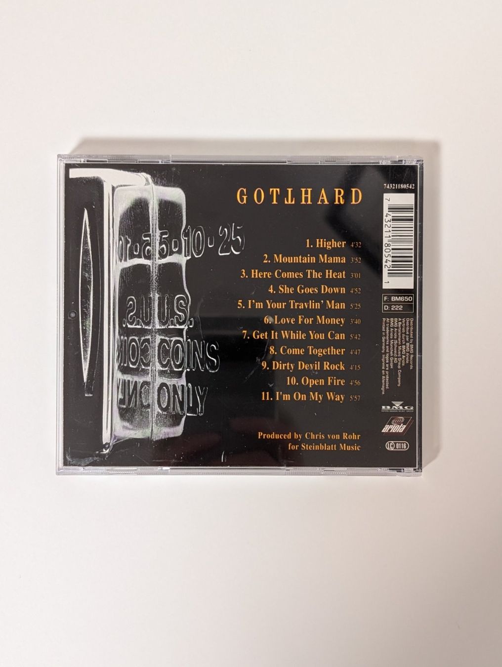 CD: GOTTHARD "Dial Hard" signiert CD 1990er – Usato da Zürich venduto da Good_old_days 3