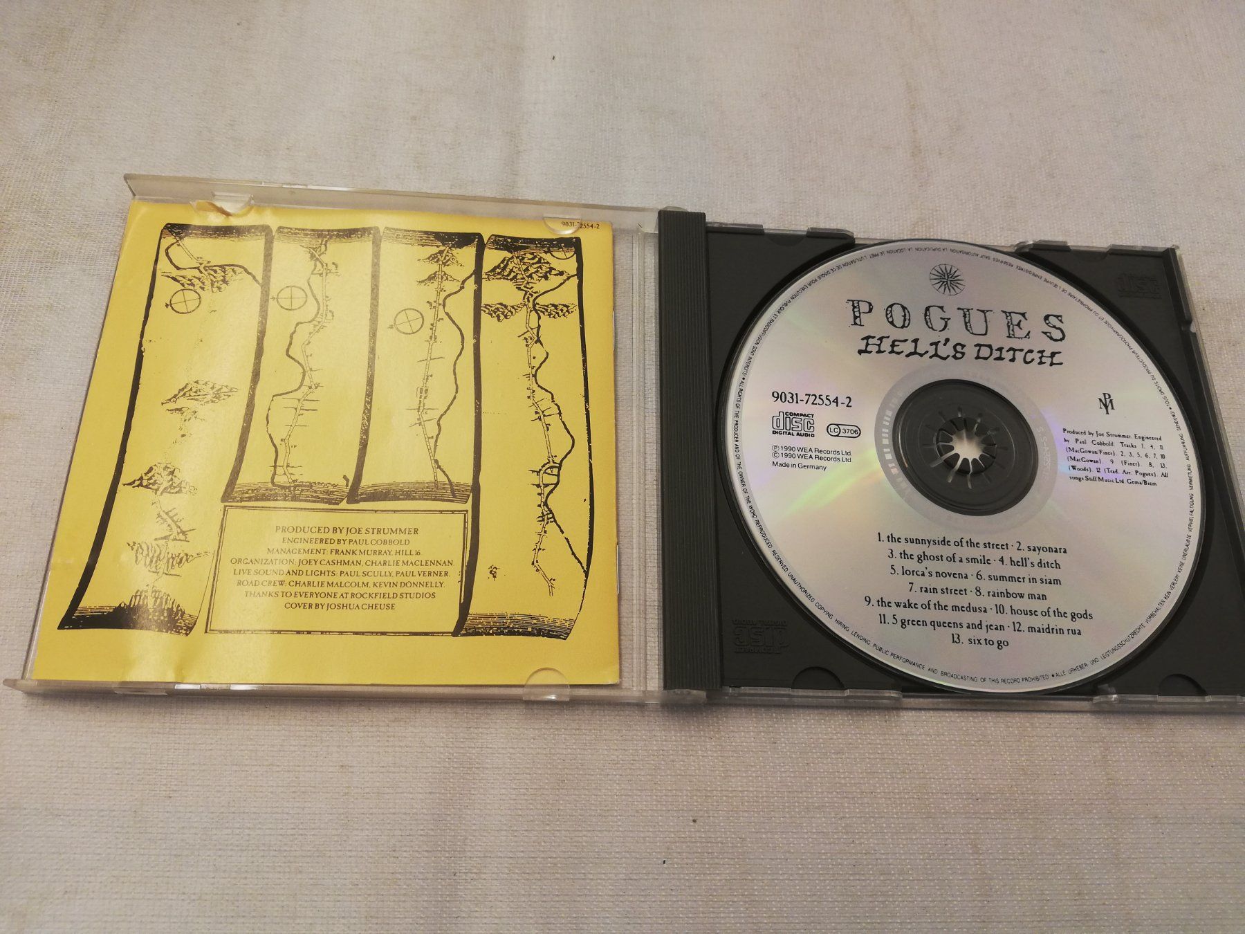 CDs: THE POGUES - HELL'S DITCH – Gebraucht aus Bern von Vinylsound.ch 2