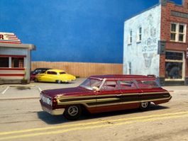 Ford Country Station Woody 64 Oxford Diecast H0 1/87 NEU