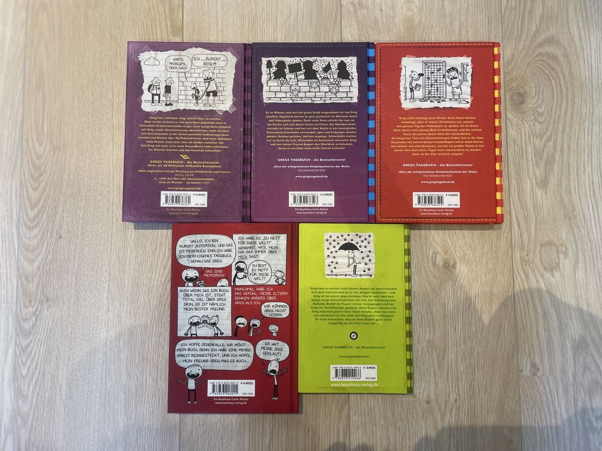 Livres: Gregs Tagebuch & Ruperts Tagebuch Bücherpaket – D'occasion à Näfels par siro87luchs 1