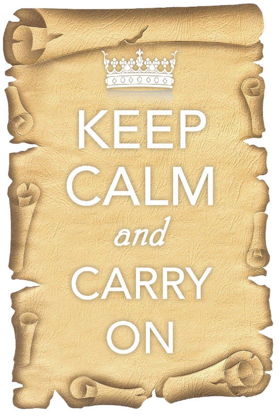 Insegne: Blechschild-KEEP CALM AND CARRY ON – Nuovo e nell'imballaggio originale da Rupperswil venduto da big-one-sale