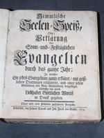 BIBEL,HIMMLISCHE SEELEN-SPEISS,1774,RAR