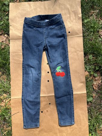 Jeggings & Denim Mädchen Hose blau Grösse 122 