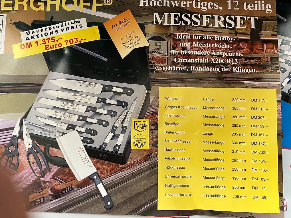 Coltelli da cucina: BERGHOFF  -  Messer Set – Nuovo e nell'imballaggio originale da Rothrist venduto da gbo52 4