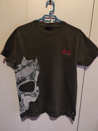 Vintage Keetch Metalwear T-Shirt Totenkopf-Design limitiert