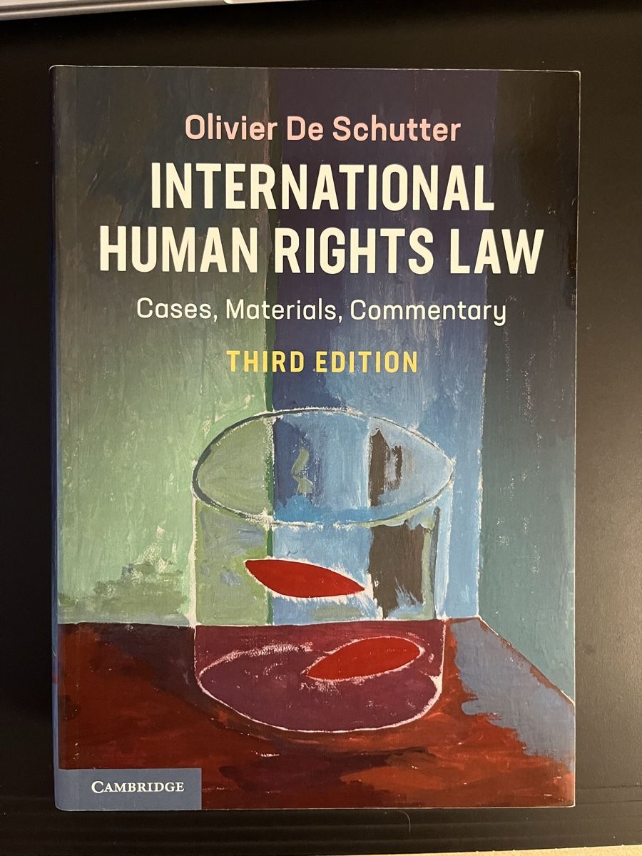 Bücher: De Schutter, International Human Rights Law (3rd edn) – Neu (gemäss Beschreibung) aus Villars-sur-Glâne von Yashem