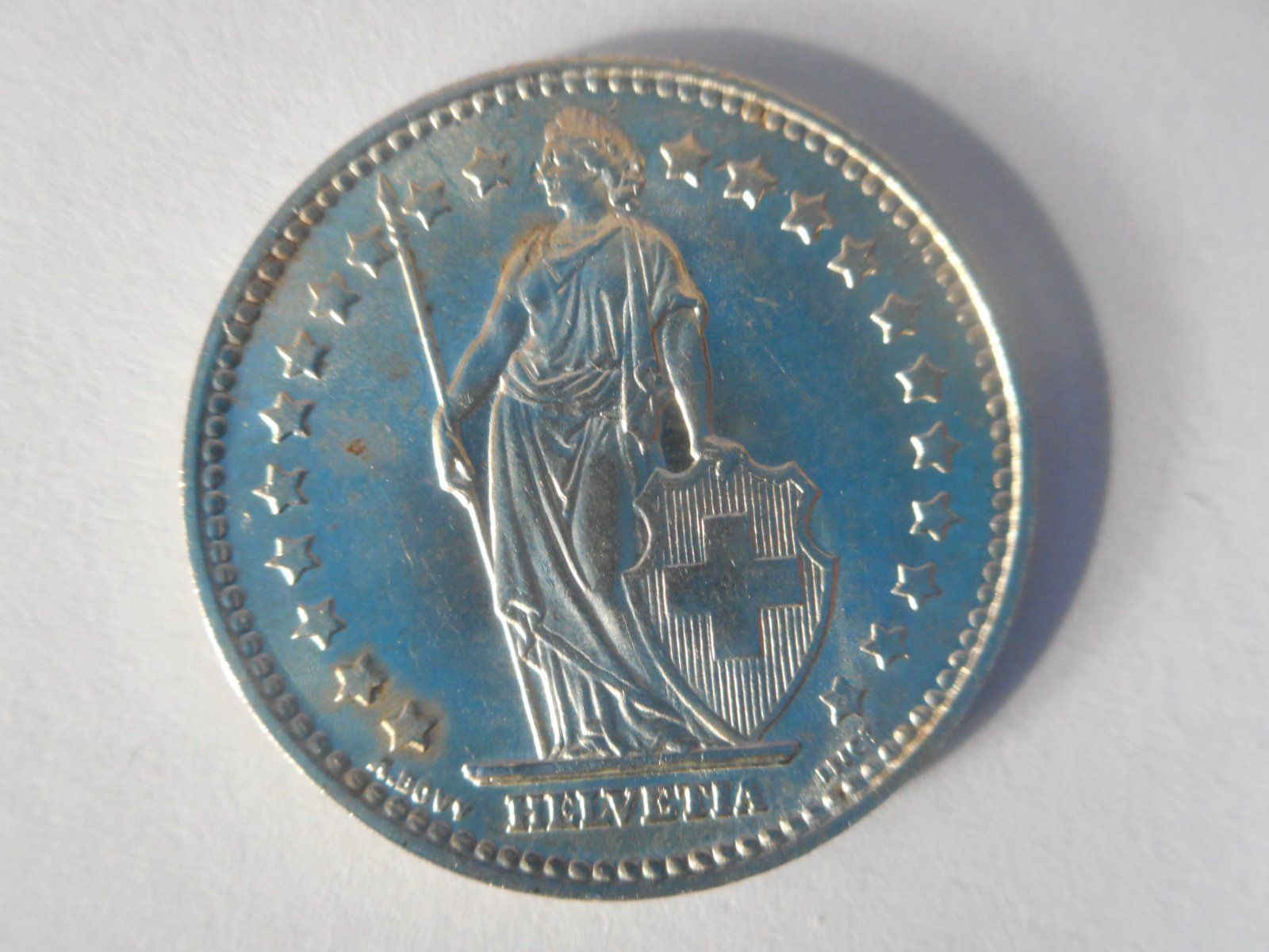 Tutti le monete: 1 Fr. 1958 silber  unz – Nuovo (secondo la descrizione) da Kriegstetten venduto da pizlad2010 3