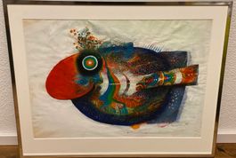 Acryl-Gemälde  vom Schweizer Künstler Elso Schiavo, Original