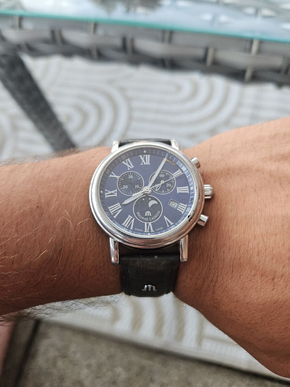 Maurice Lacroix Orologi: Maurice Lacroix Chronograph Moon Phase 40mm – Usato da Rickenbach b. Wil venduto da nic_8ljr 4