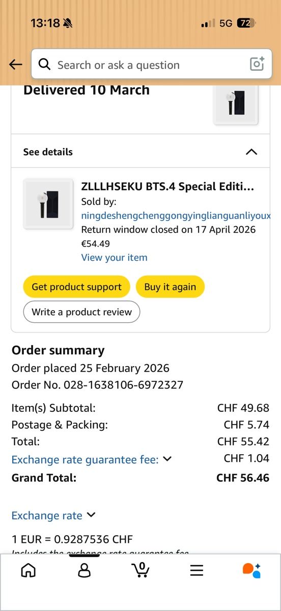 Lampade: BTS Lightstick Special Edition reproduction – Nuovo e nell'imballaggio originale da Zürich venduto da powrpff 7