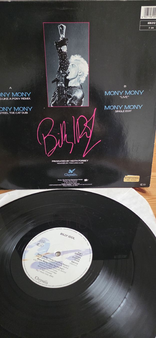 Dischi in vinile: Billy Idol - Mony Mony Live, Maxi 45 1987 Vg,Vg – Usato da Yvonand venduto da RF-VINYL 5