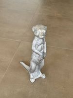 Statuette suricate argenté