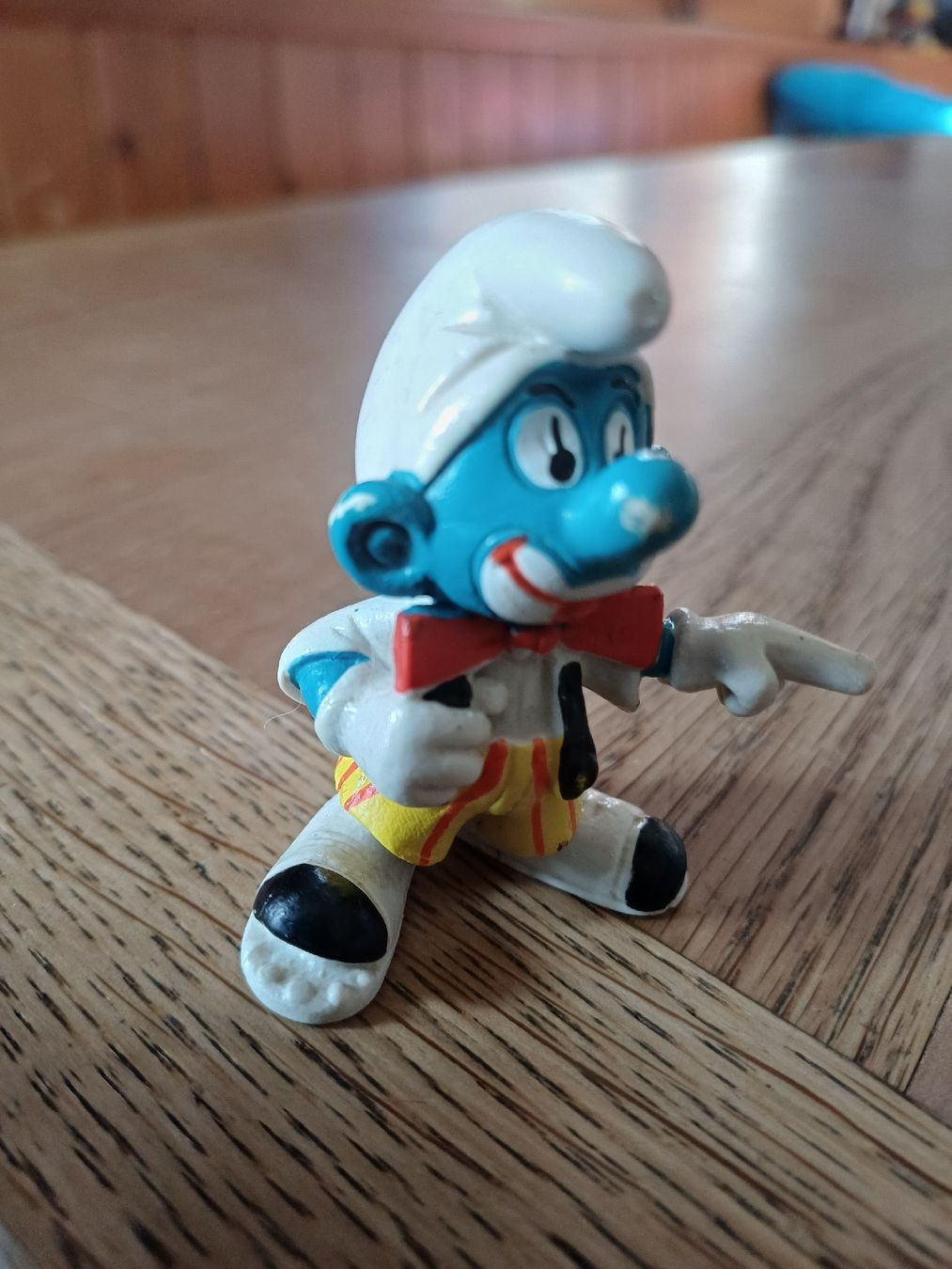 Schleich Statuette: Schlumpf Clown von Schleich 1980 – Usato da Ringoldswil venduto da drache13 1