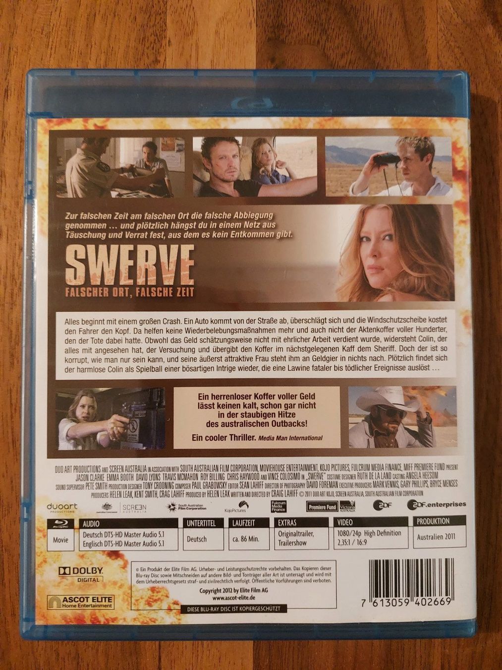 Alle DVDs: Blu Ray - Swerve – Gebraucht aus Rheinfelden von FilmAuktion 1