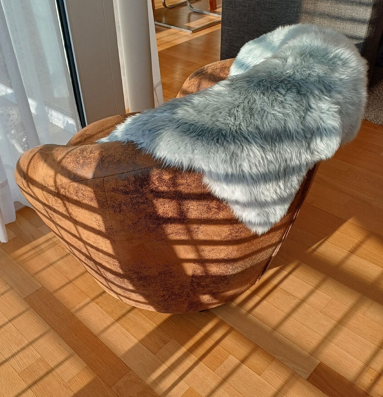 Sessel: Drehsessel Wildleder – Neu (gemäss Beschreibung) aus Hohenrain von Lala539 9
