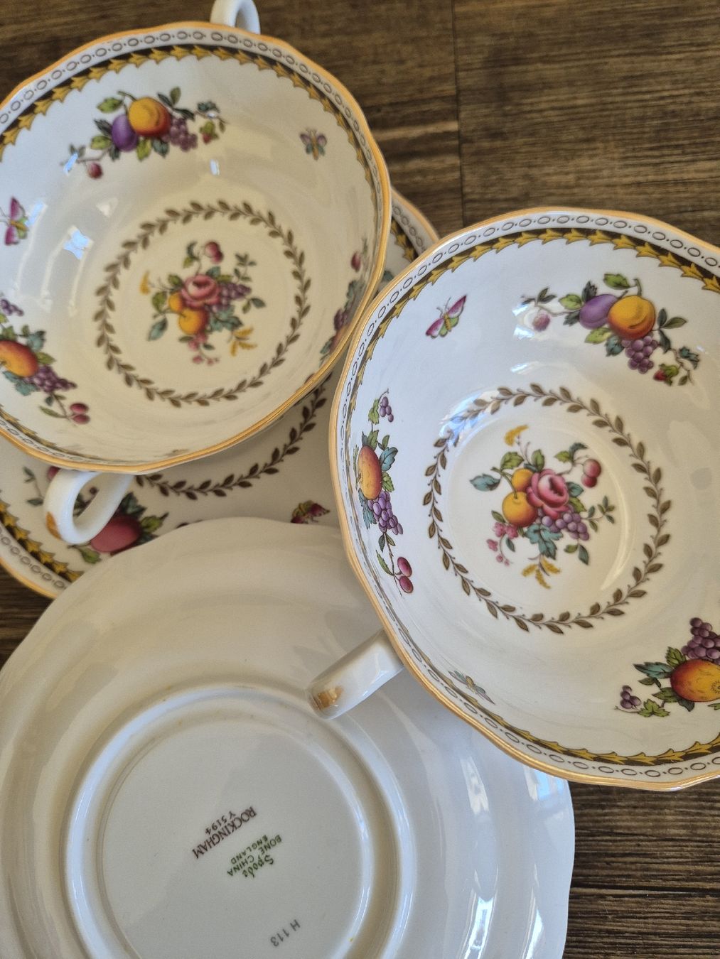 Spode Teller: Suppentassen mit Untertassen, Spode England, Bone China – Gebraucht aus Eschlikon TG von zuzanka80 5