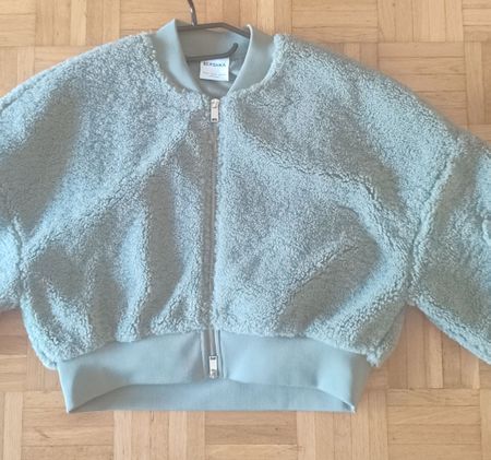 Bershka Teddy Bomberjacke Grösse M