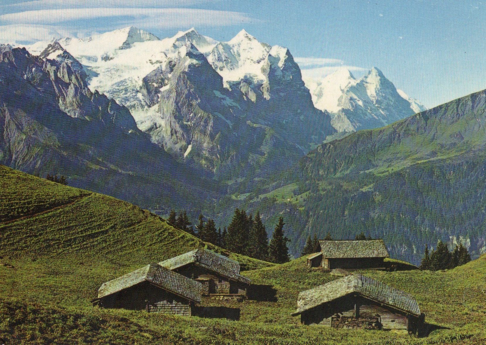 Ansichtskarten: Käserstatt - Berner Oberland – Gebraucht aus Melano von pisonsdro