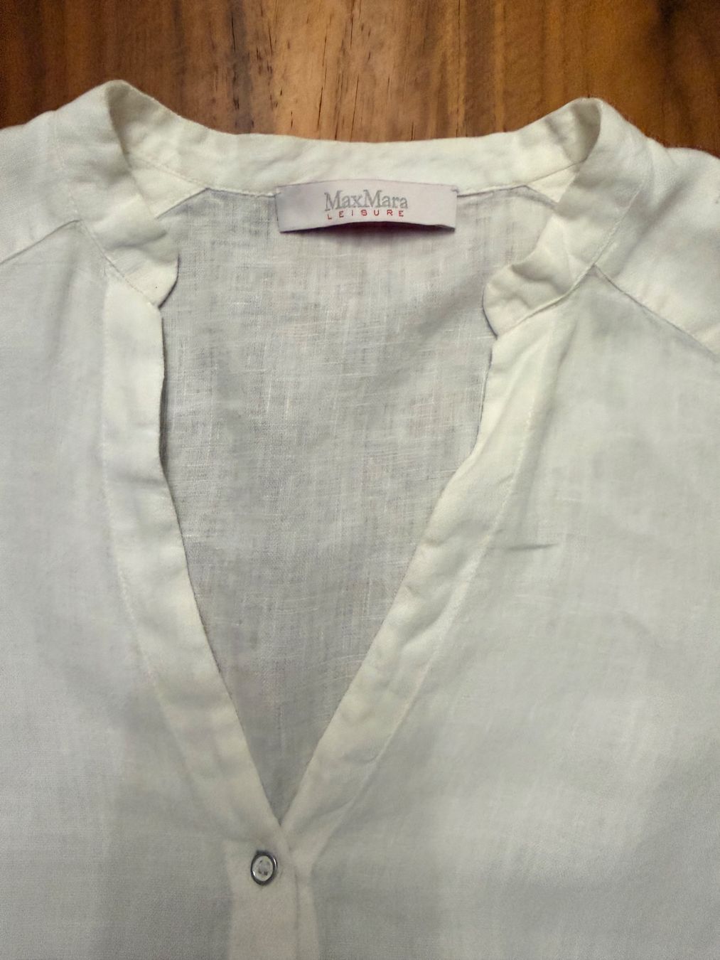 Max Mara Blusen: Camicia in lino bianco Max Mara – Gebraucht aus Lugano von fer_ckb9 8