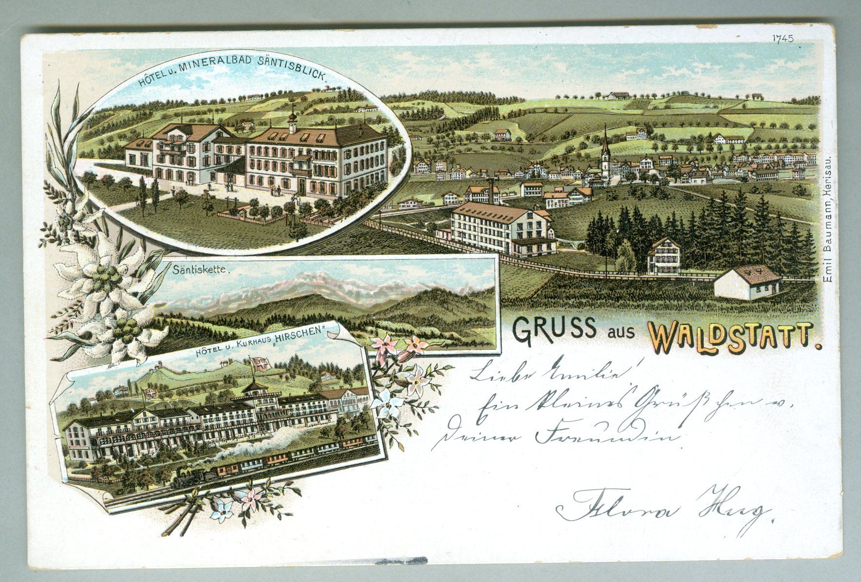 Cartes postales: 1900/10 Schweiz AK Kt AR – D'occasion à Zürich par yago-rot