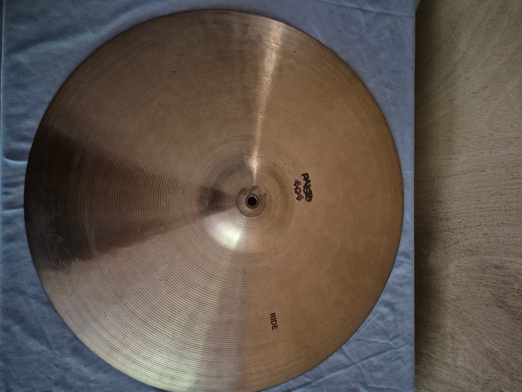 Paiste Strumenti musicali: Paiste 404 Ride Becken – Usato da Aesch BL venduto da RedChief-125