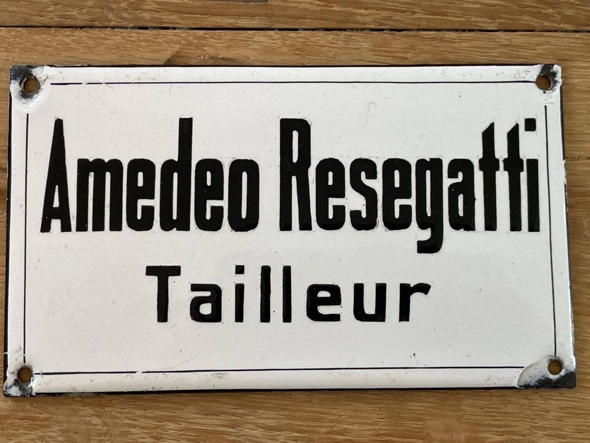 Insegne: Hinweisschild aus Email ca. 1980 – Usato da Winterthur venduto da cheerio97 1