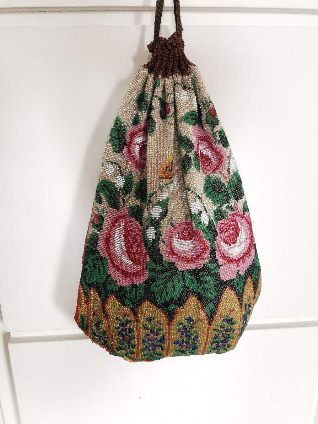 Borse da donna: Perlenbeutel, Handtasche Biedermeier – Difettoso da Dübendorf venduto da aschiduebendorf 4