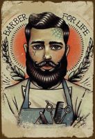 Blechschild-BARBER FOR LFE